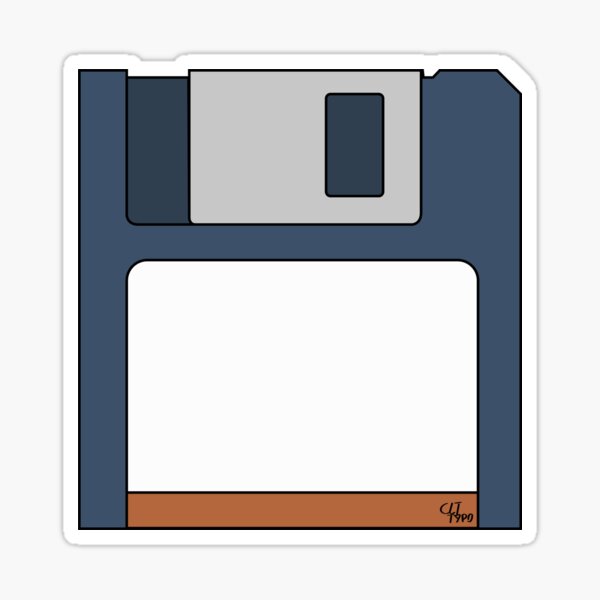 Floppy Disk Stickers for Sale | Redbubble