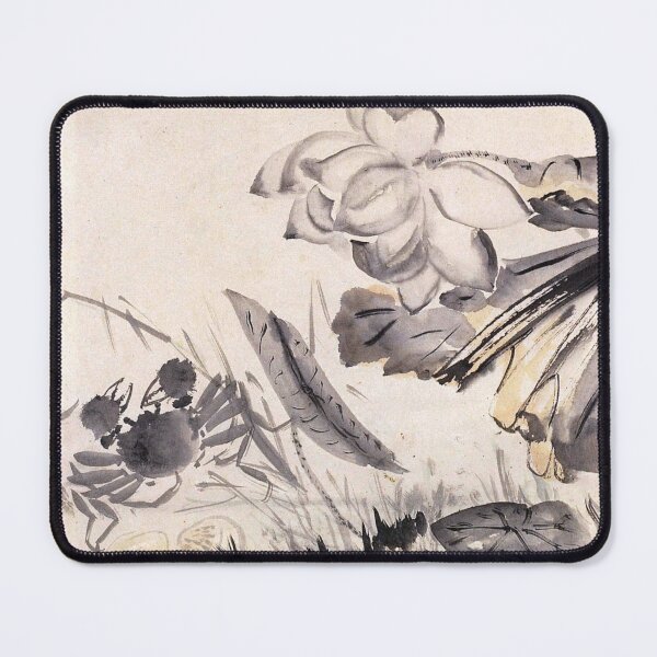 Item preview, Korean Painting Minhwa Lotus and Crab designed and sold by tangerinemars.