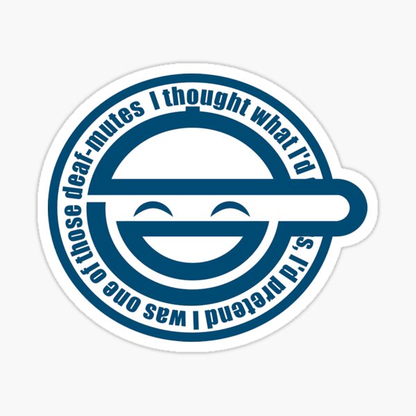 Item preview, The Laughing Man designed and sold by SocialAnxiety.