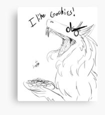 I LIKE COOKIES Canvas Print