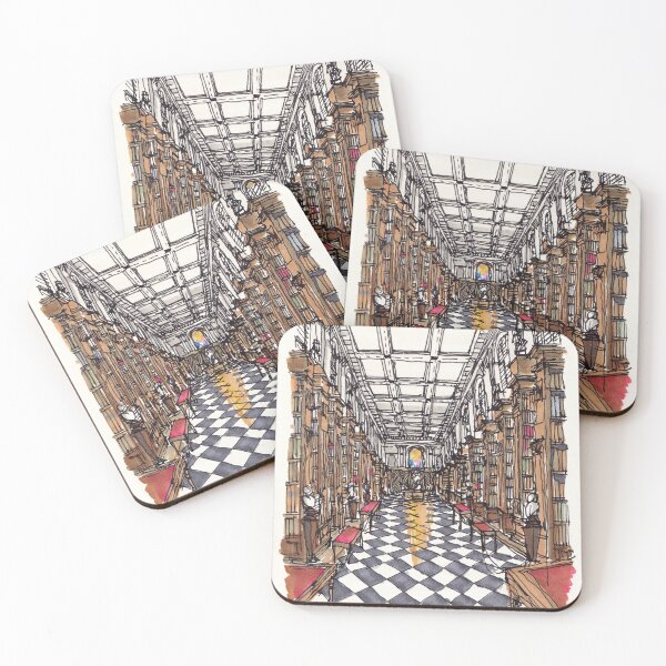 Item preview, Cambridge Trinity College Library - Urban sketch  designed and sold by LeMooMooSketch.