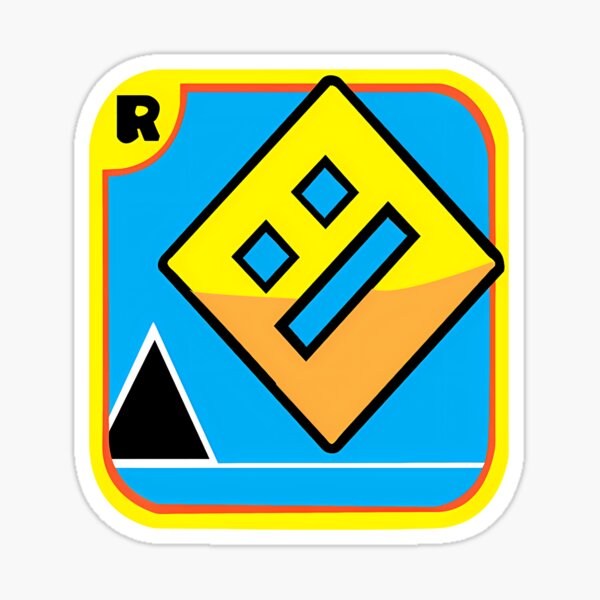 Geometry Geometry Dash Sticker - Geometry Geometry dash Pfp