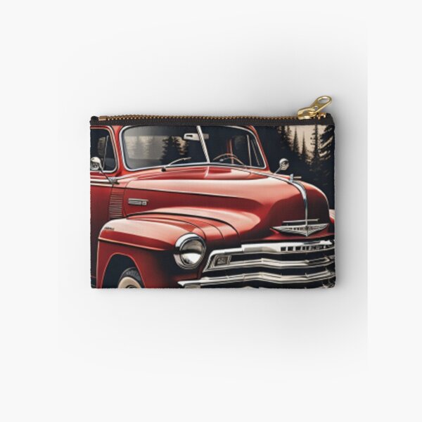 Artikelvorschau, Vintages rotes Pickup-Truck-Design für Liebhaber von klassischen Autos und rustikalem Dekor entworfen und verkauft von Nostalgic-co.