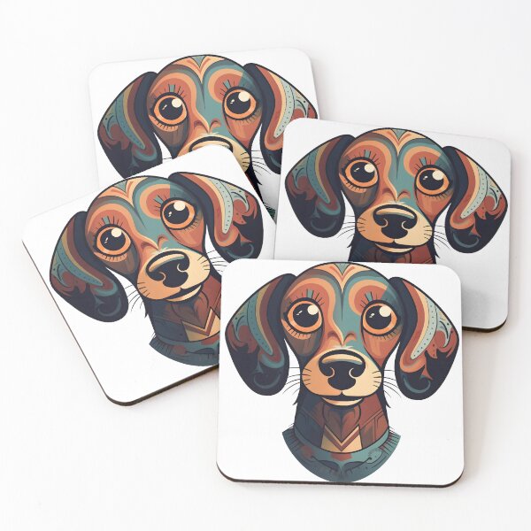 Item preview, Dachshund Tiki Mask "Lucy" designed and sold by TaoOfTiki.