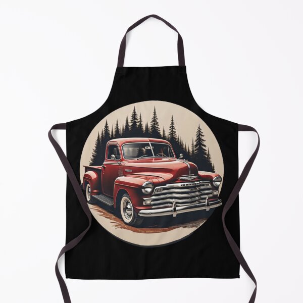 Artikelvorschau, Vintages rotes Pickup-Truck-Design für Liebhaber von klassischen Autos und rustikalem Dekor entworfen und verkauft von Nostalgic-co.
