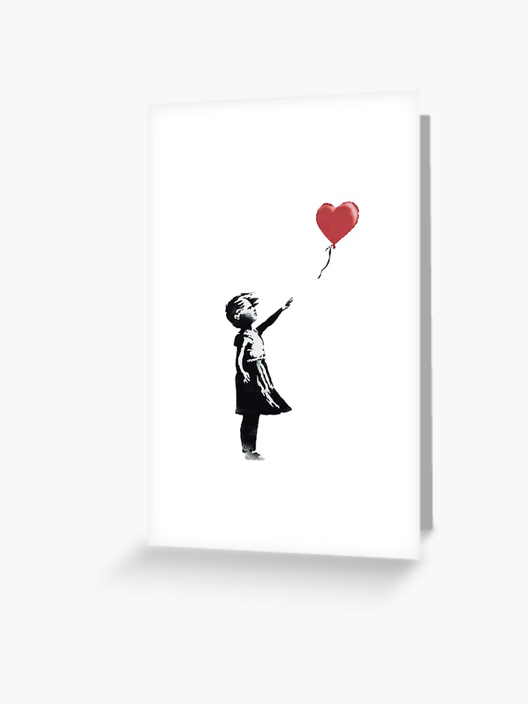 Banksy Graffiti - Girl with Balloon, Street art