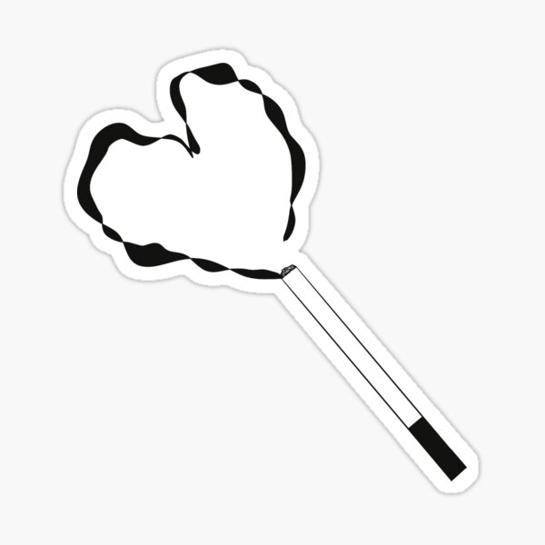 Cigarette aster sex Sticker