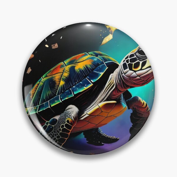 Item preview, Space Odyssey with a Cosmic Turtle designed and sold by YassCreative.