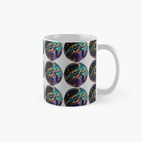 Item preview, Space Odyssey with a Cosmic Turtle designed and sold by YassCreative.