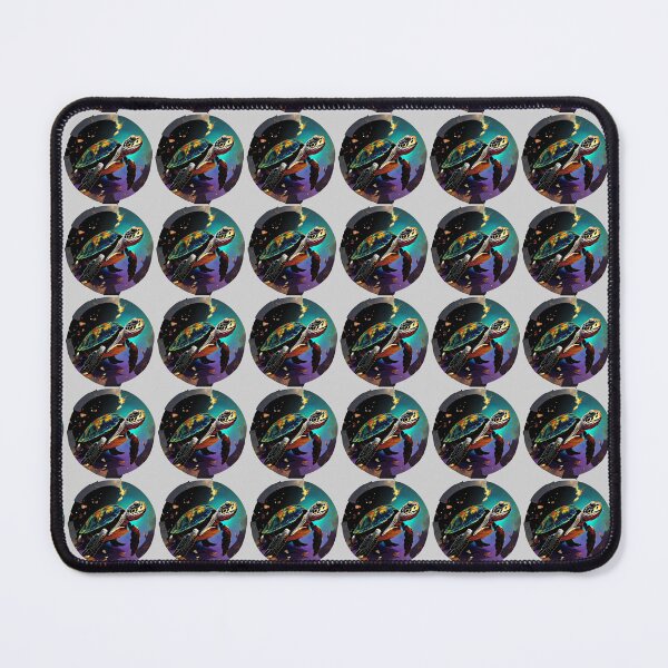 Item preview, Space Odyssey with a Cosmic Turtle designed and sold by YassCreative.