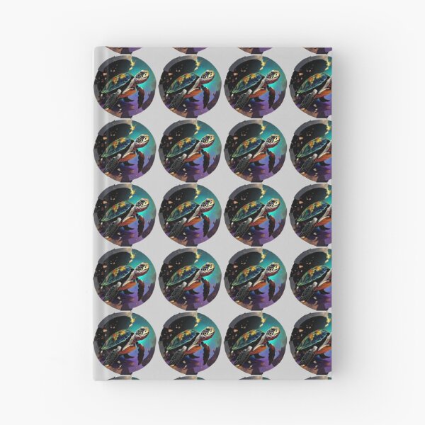 Item preview, Space Odyssey with a Cosmic Turtle designed and sold by YassCreative.