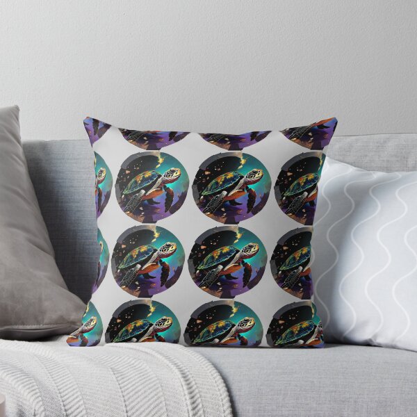 Item preview, Space Odyssey with a Cosmic Turtle designed and sold by YassCreative.