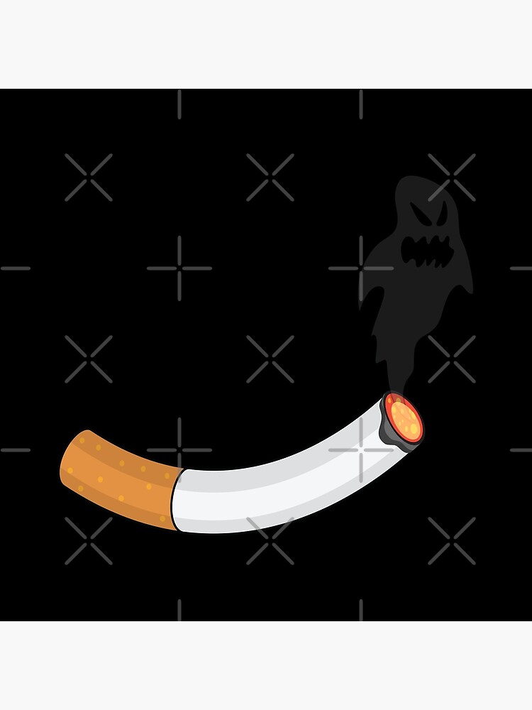 ghost smoking a cigarette Cigarette smoke ghost Photographic Print