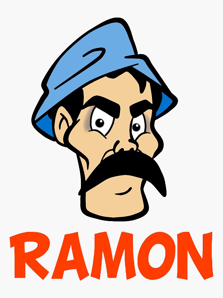 "Don Ramon/Mr. Raymond Headshot- El Chavo Del Ocho " Sticker For Sale ...