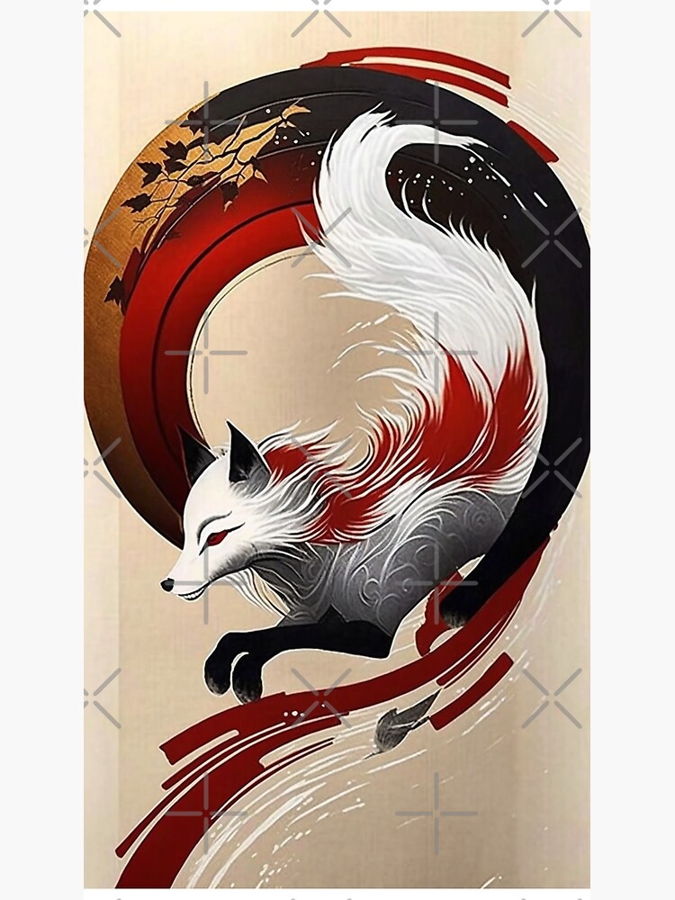 Kitsune Fox Japanese Design