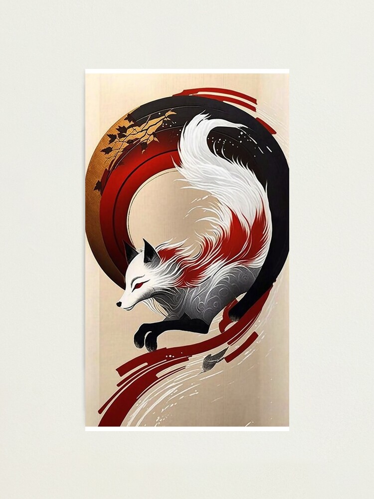 Kitsune Fox Japanese Design