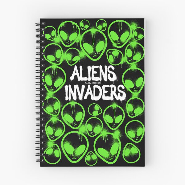 Item preview, alien invaders designed and sold by AreaStickers.