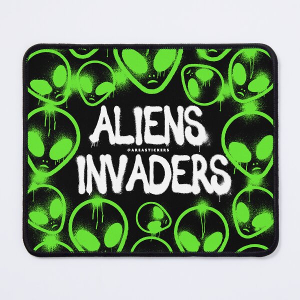 Item preview, alien invaders designed and sold by AreaStickers.