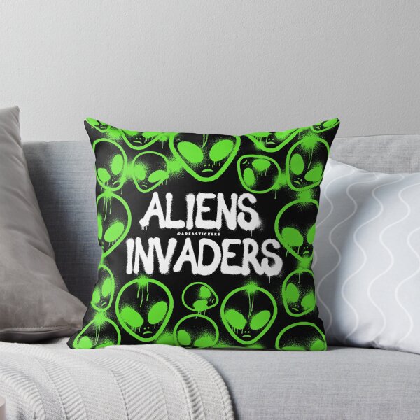 Item preview, alien invaders designed and sold by AreaStickers.