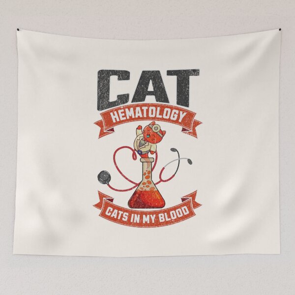 Item preview, cat hematology cats in my blood designed and sold by PositiveIdeas.