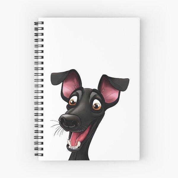 Item preview, Cartoon Galgo Cutie: Add Some Fun to Your Day with this Charming Design designed and sold by NinosDelViento.