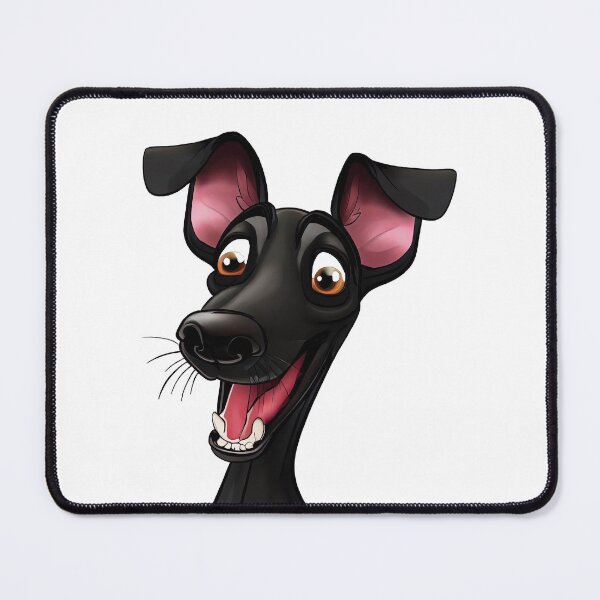 Item preview, Cartoon Galgo Cutie: Add Some Fun to Your Day with this Charming Design designed and sold by NinosDelViento.