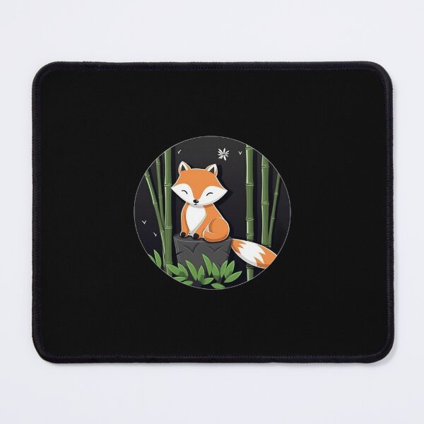 Artikelvorschau, Bamboo Fox | Cute Kitsune Art entworfen und verkauft von FantasySoul.