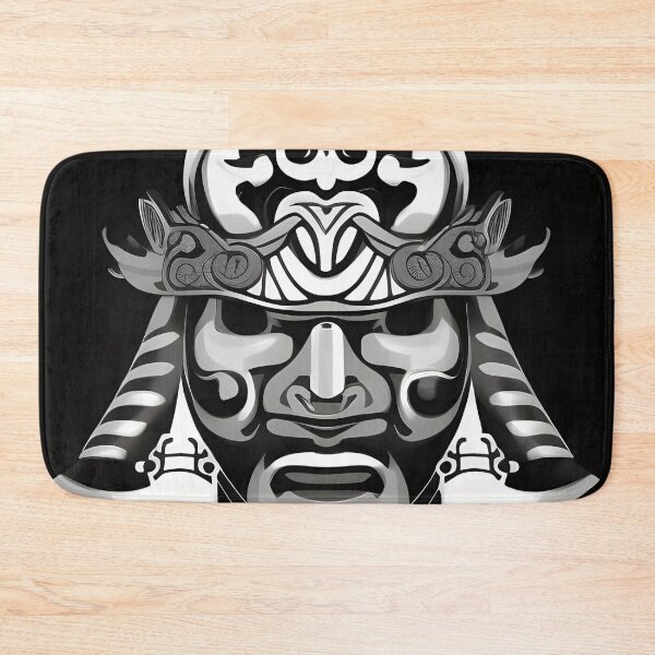 Item preview, White samurai warrior mask designed and sold by brandway.