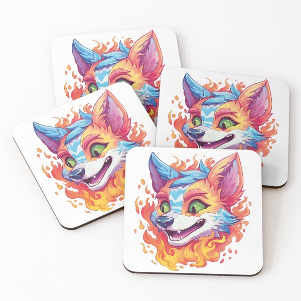 Item preview, Firery Furry Wolf designed and sold by FurryKingdom.