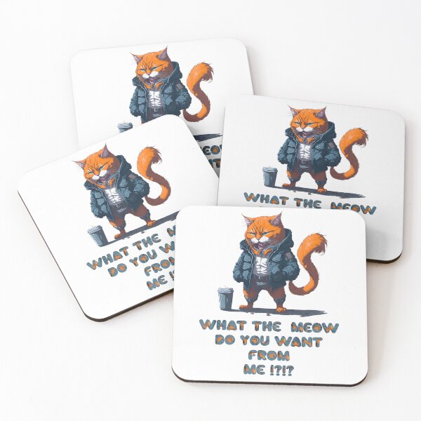 Item preview, Anti Social cat designed and sold by OmStyleStudio.