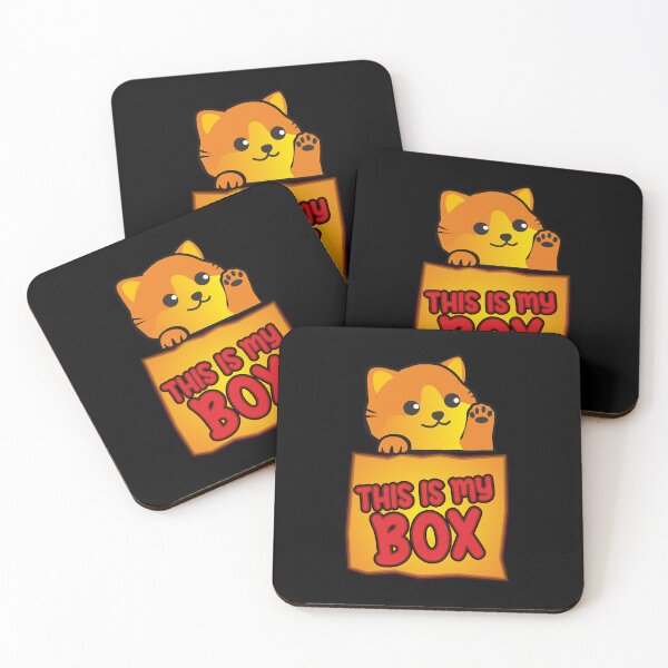 Item preview, This is My Box Cat designed and sold by SimpyArtPrint.