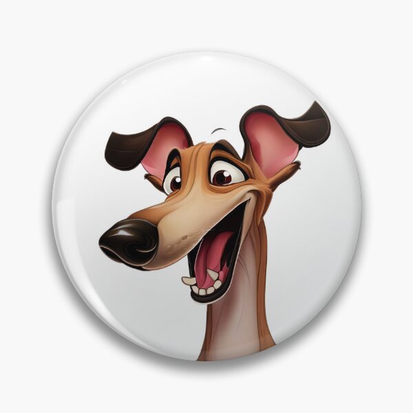 Item preview, Charming Galgo Cartoon Design designed and sold by NinosDelViento.