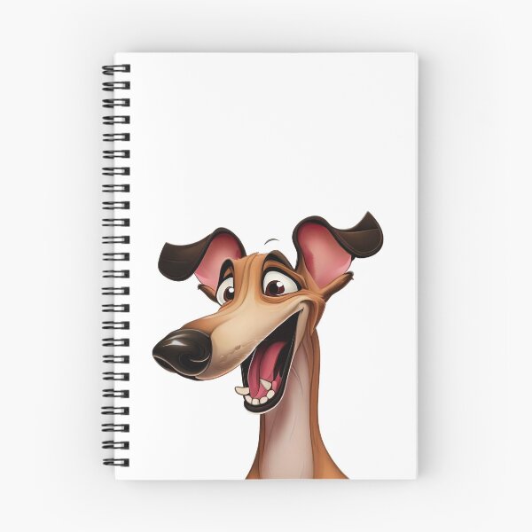 Item preview, Charming Galgo Cartoon Design designed and sold by NinosDelViento.