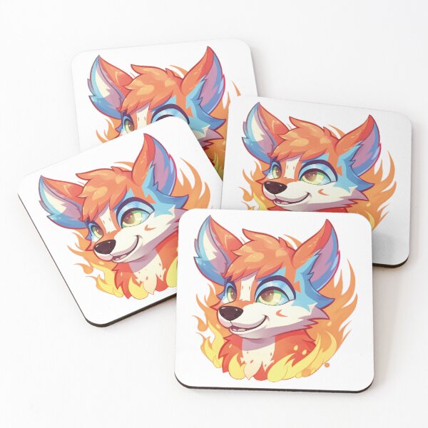 Item preview, Firery Furry Wolf designed and sold by FurryKingdom.