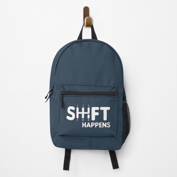 Item preview, Shift happens funny manual transmission car pun designed and sold by Donutlovers.