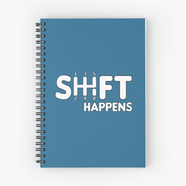 Item preview, Shift happens funny manual transmission car pun designed and sold by Donutlovers.