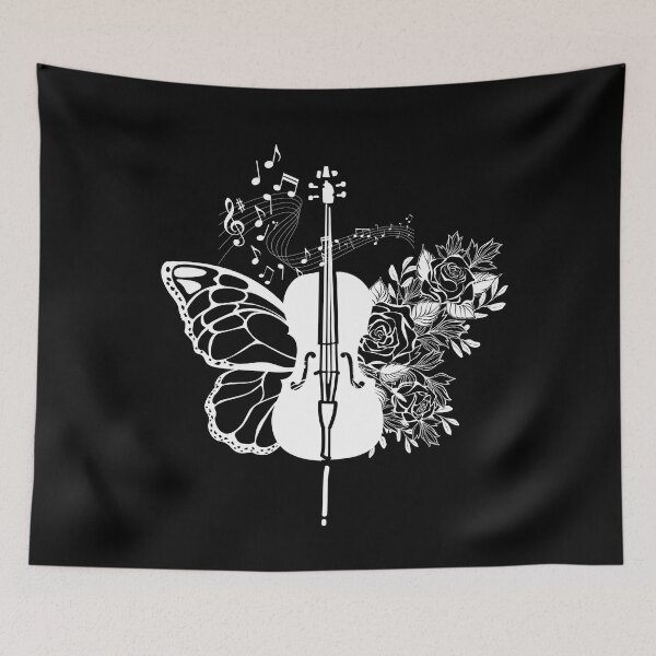 Item preview, Cello metamorphosis - white designed and sold by piesdesignart.