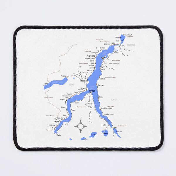 Item preview, Lake Como Map designed and sold by kotica.