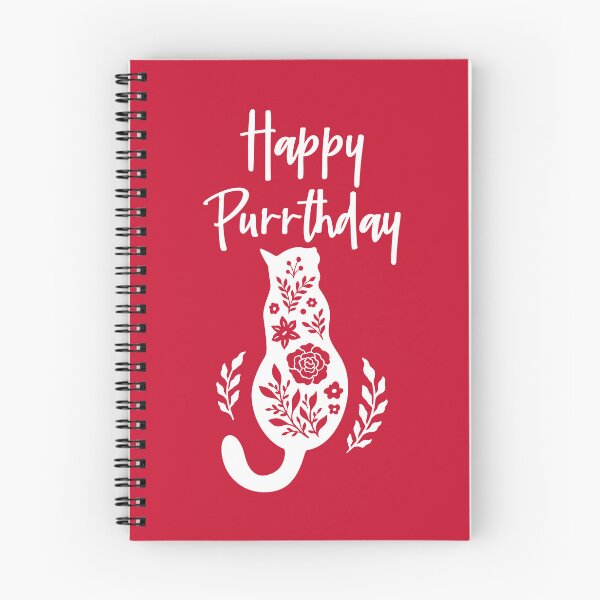 Item preview, Happy PURR-THDAY, Cat Miaw Lovers, Funny Birthday Gift For Cat Lovers #2 designed and sold by SalahBlt.