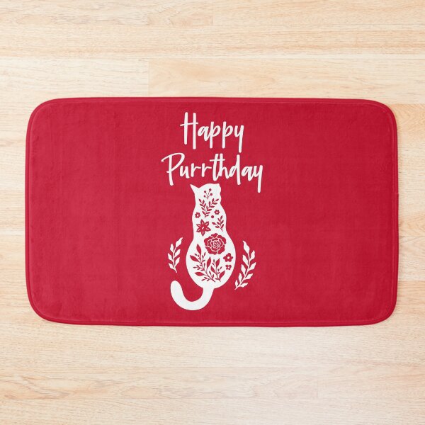 Item preview, Happy PURR-THDAY, Cat Miaw Lovers, Funny Birthday Gift For Cat Lovers #2 designed and sold by SalahBlt.