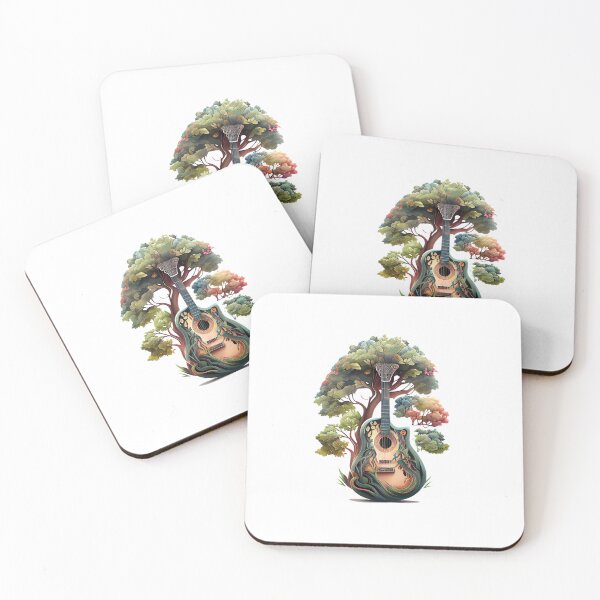 Item preview, Acoustic Guitar Tree Of Life Guitar Player Nature Guitarist designed and sold by Teescount.