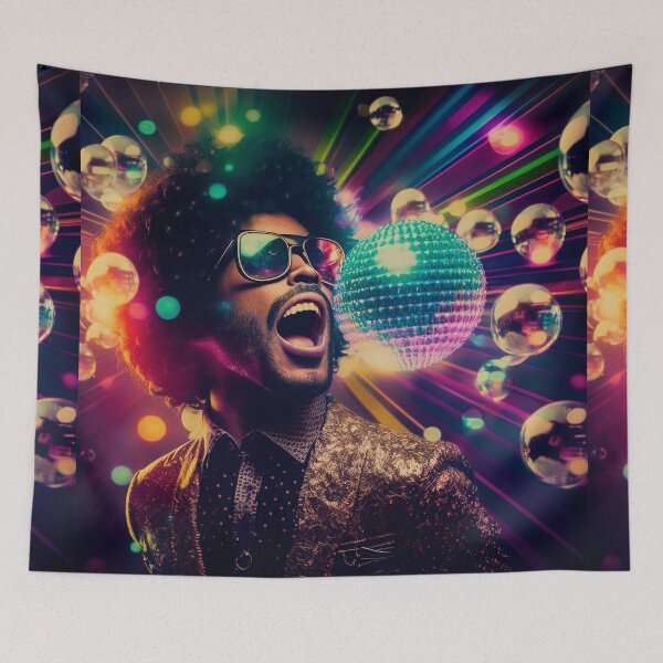Item preview, Vintage disco boy 1 designed and sold by Yamy Morrell Art and Design.