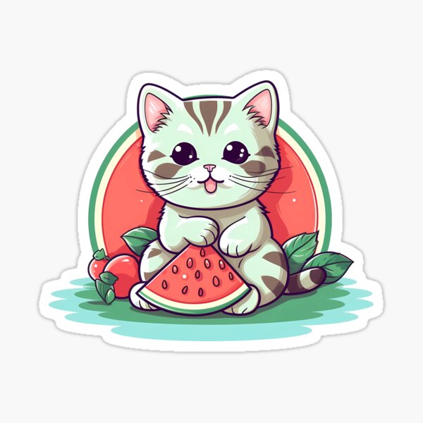 cats in watermelon