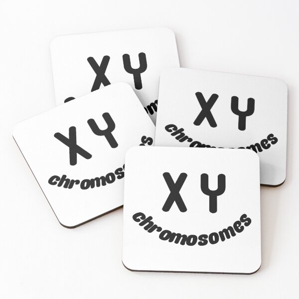 Item preview, XY CHROMOSOMES BLACK designed and sold by dedesuperman.
