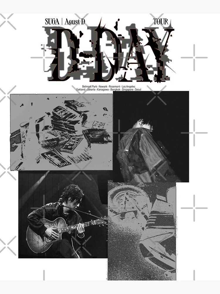 agust d d-day album  Poster for Sale by kayy-r28