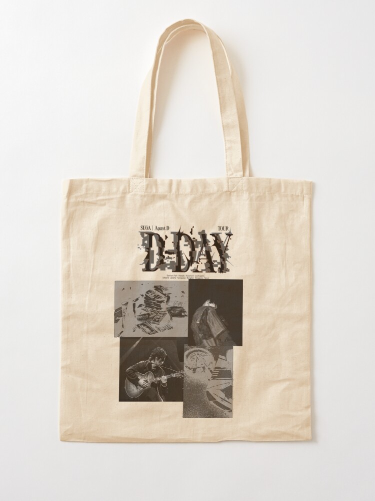 BTS SUGA Agust D TOUR 'D-DAY' in SINGAPORE Tote Handbag