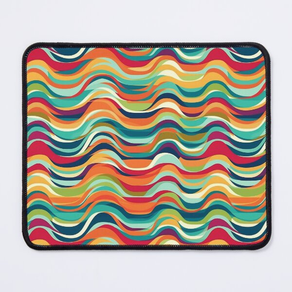 Item preview, Wavy lines colorful pattern designed and sold by omizen.