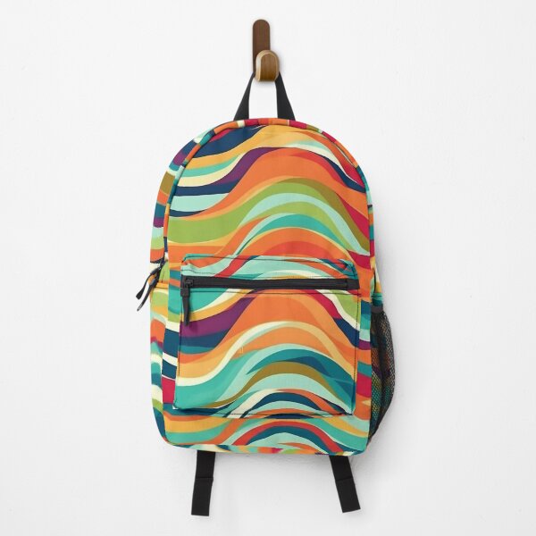 Item preview, Wavy lines colorful pattern designed and sold by omizen.