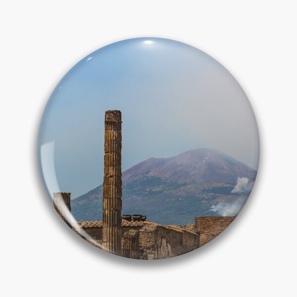 Item preview, Mount Vesuvius Standing behind the ruins of Pompeii designed and sold by Michael Capparelli.
