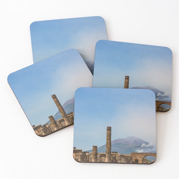 Item preview, Mount Vesuvius Standing behind the ruins of Pompeii designed and sold by Michael Capparelli.